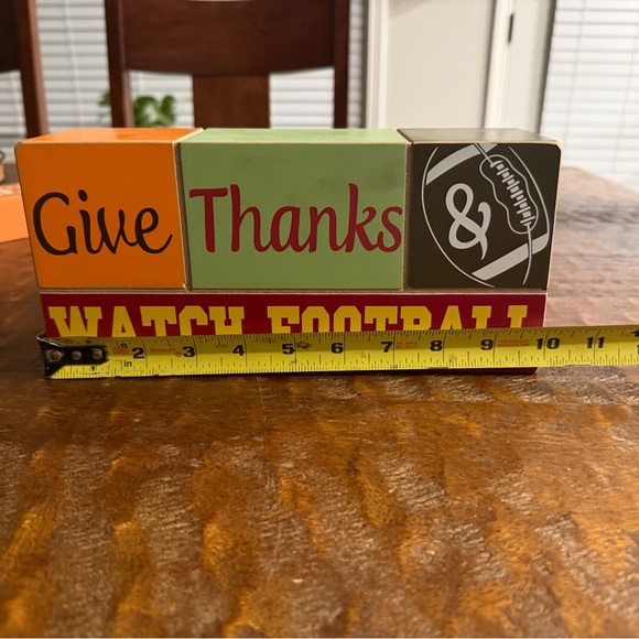 Colorful Thanksgiving Block Decor - Picture 2 of 3